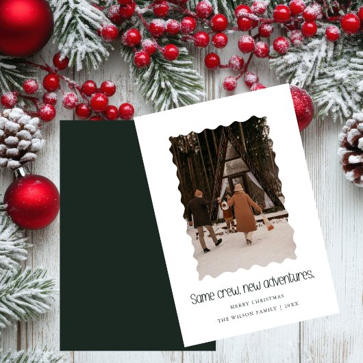 Denzelfde bemanning, nieuwe avonturen, Kerstkaart Kaart