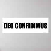 Deo confidimus poster (Voorkant)