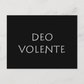 Deo volente briefkaart (Voorkant)