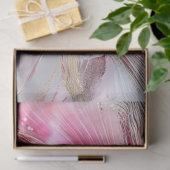 Deocupage Abstracte delicate bloemblaadjes roze Tissuepapier (Geschenk)