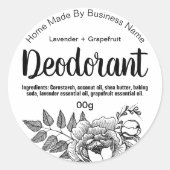  deodorant label (Voorkant)