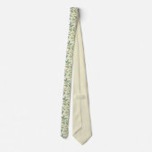 Deorative Tea Leaves Pattern - Neck Tie Stropdas (Achterkant)