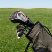 #dePapa, Donkere Naam Jaar en Aangepaste Foto Golfheadcover (Insitu)