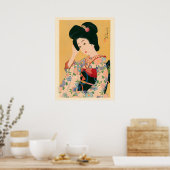 Deparing Spring Yukuharu door Kawase Hasui Poster (Keuken)