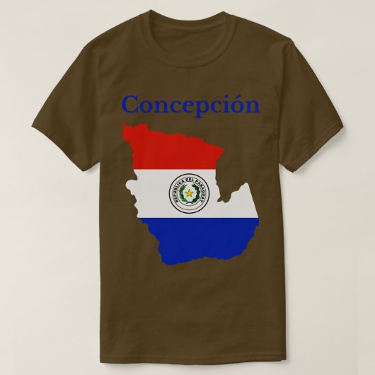 Departement Concepcion Paraguay T-shirt (Design voorkant)
