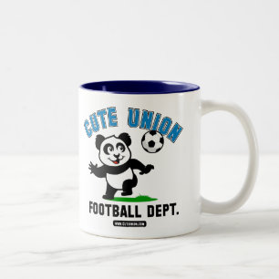 Departement Cute Union Football Tweekleurige Koffiemok