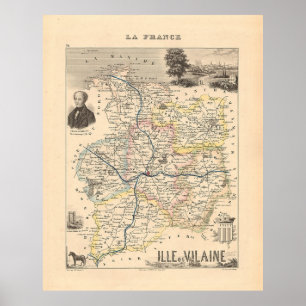 departement Ille et Vilain, Alexandre Vuillemin, k Poster