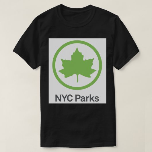 Departement parken, NYC Sticker T-shirt (Design voorkant)