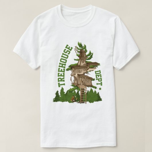 Departement Treehouse T-shirt (Design voorkant)