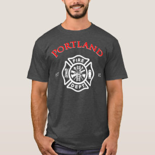 Departement voor brandbeveiliging van Portland, af T-shirt