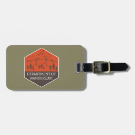Departement Wanderlust Bagagelabel