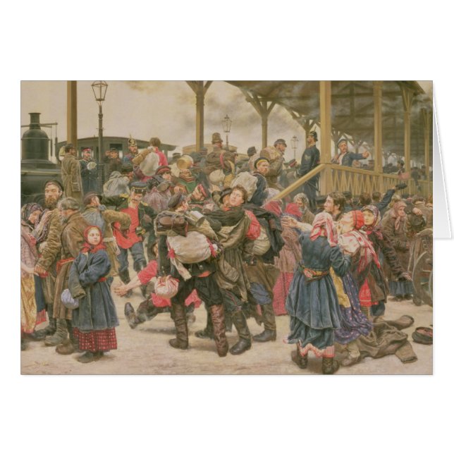Departing for the War, 1888 (Voorkant Horizontaal)