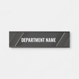 Department Name Door Sign Deurbordje