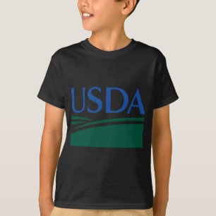 Department of Agriculture USDA Logo Farming Forest T-shirt