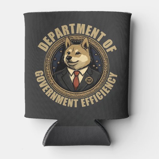 Department of Government Efficiency Dog Blikjeskoeler (Voorkant)
