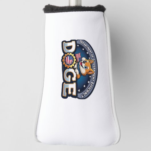 Department of Government Efficiency Dog Golfheadcover (Draai 90)