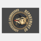 Department of Government Efficiency Dog Inpakpapier Vel (Voorkant)