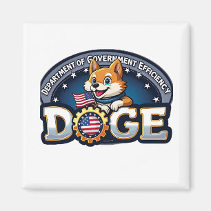 Department of Government Efficiency Dog Magneet