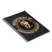 Department of Government Efficiency Dog Notitieboek (Rechterzijde)