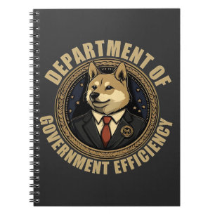 Department of Government Efficiency Dog Notitieboek