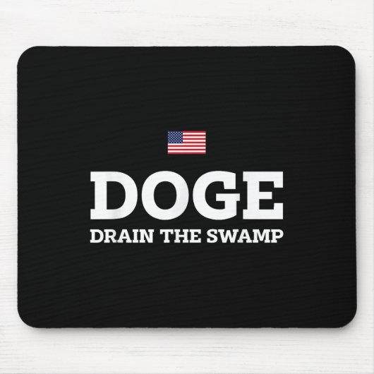 Department of Government Efficiency Doge Drain Muismat (Voorkant)