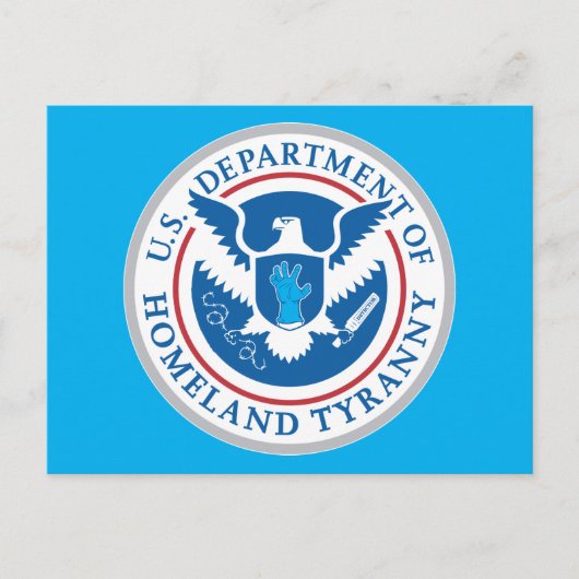 Department of Homeland Tyranny Briefkaart (Voorkant)