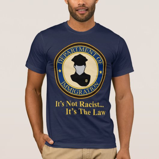 Department of Immigration T Shirt (Voorkant)