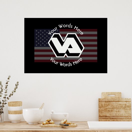 Department of Veterans Affairs VA Logo Poster (Keuken)