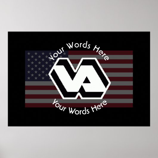 Department of Veterans Affairs VA Logo Poster (Voorkant)