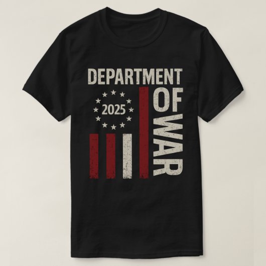 Department of War 2025 T-shirt (Design voorkant)