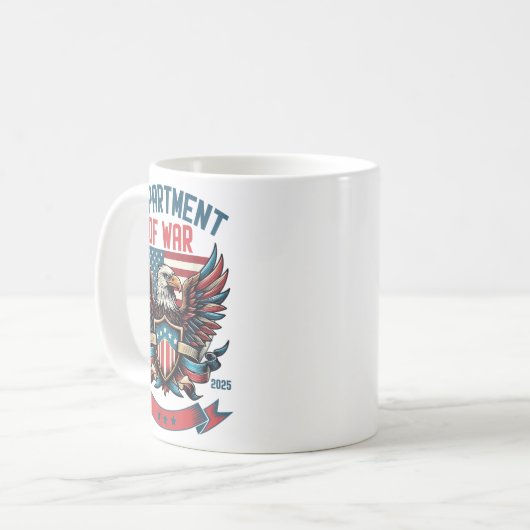 Department Of War Established 2025 Dow  Koffiemok (Voorkant links)