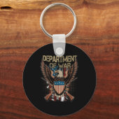 Department Of War Shirt Established 2025 Re-establ Sleutelhanger (Voorkant)