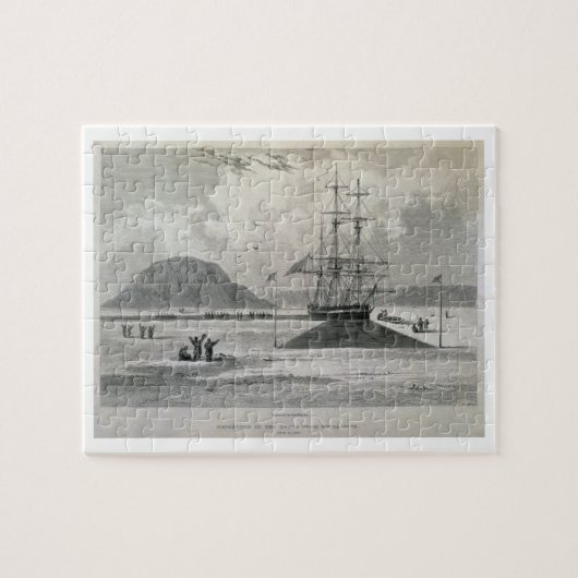 Departure of the boten from Hecla Cove, 21 juni, 1 Legpuzzel (Horizontaal)