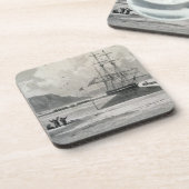 Departure of the boten from Hecla Cove, 21 juni, 1 Onderzetter (Linkerzijde)