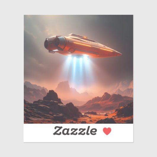 Departure Point - Square Vinyl Sticker (Vel)