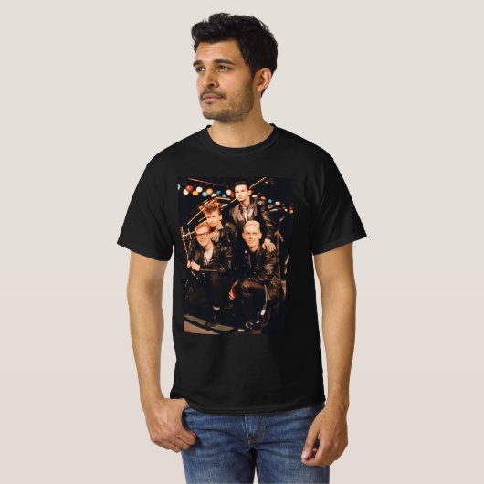 "Depeche Mode:Dave Gahan, Martin Gore, Andy Flet T-shirt (Voorkant volledig)