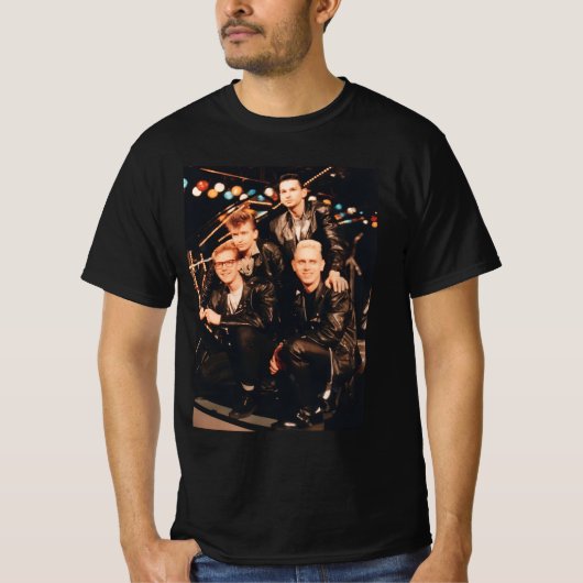 "Depeche Mode:Dave Gahan, Martin Gore, Andy Flet T-shirt (Voorkant)