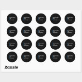 Dependable Atm Dispenser Father Money Giver Father Ronde Sticker (Vel)