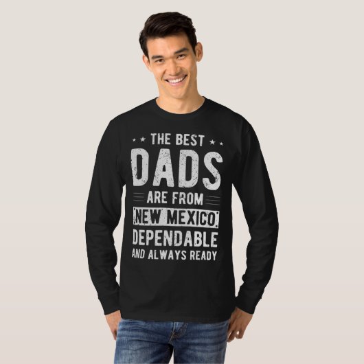 Dependable Dad from New Mexico T-shirt (Voorkant volledig)