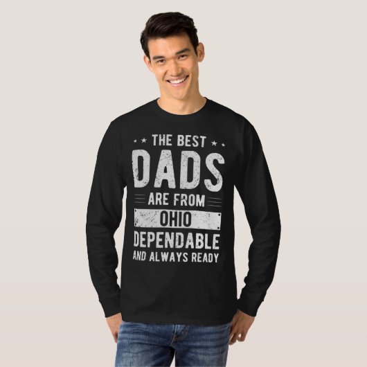 Dependable Dad from Ohio T-shirt (Voorkant volledig)