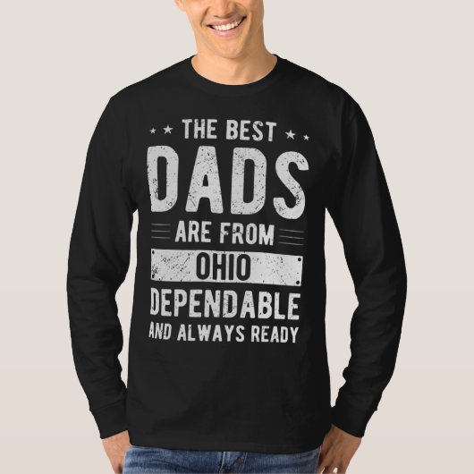 Dependable Dad from Ohio T-shirt (Voorkant)
