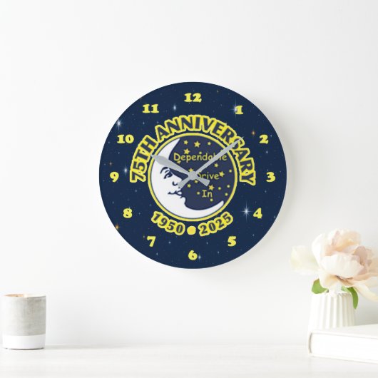 Dependable Drive In 75th Anniversary Clock Grote Klok (Huis)