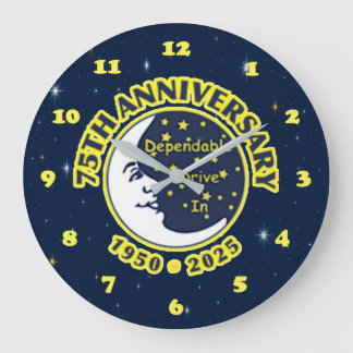 Dependable Drive In 75th Anniversary Clock Grote Klok