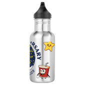 Dependable Drive In 75th Anniversary Water Bottle Waterfles (Rechts)