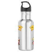 Dependable Drive In 75th Anniversary Water Bottle Waterfles (Achterkant)