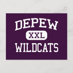 Depew - Wildcats - High School - Depew New York Briefkaart