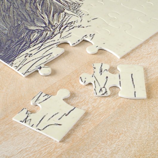 Depicatie van een dododoseervogel Legpuzzel (Zijkant)