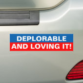 DEPLORABLE EN LOS ERVAN! BUMPERSTICKER (Op auto)