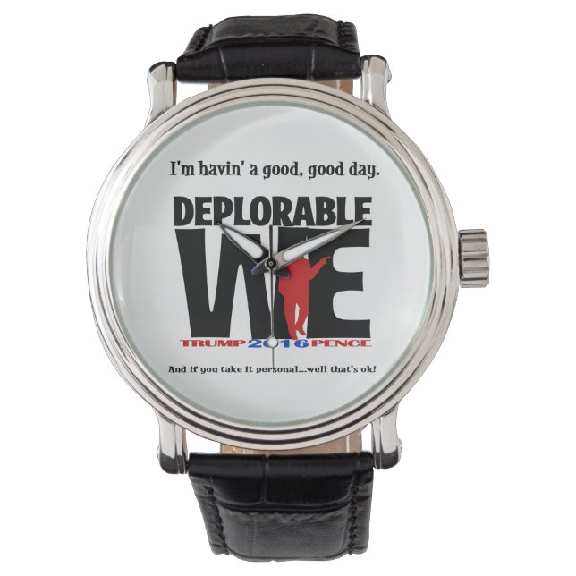 Deplorable Watch Horloge (Voorkant)