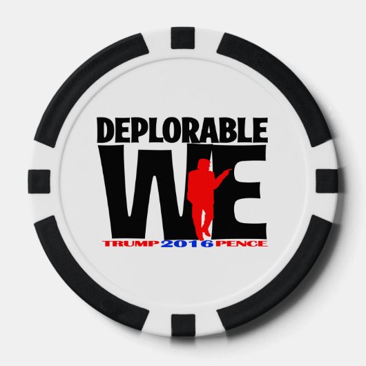 Deplorable We poker chips (Voorkant)